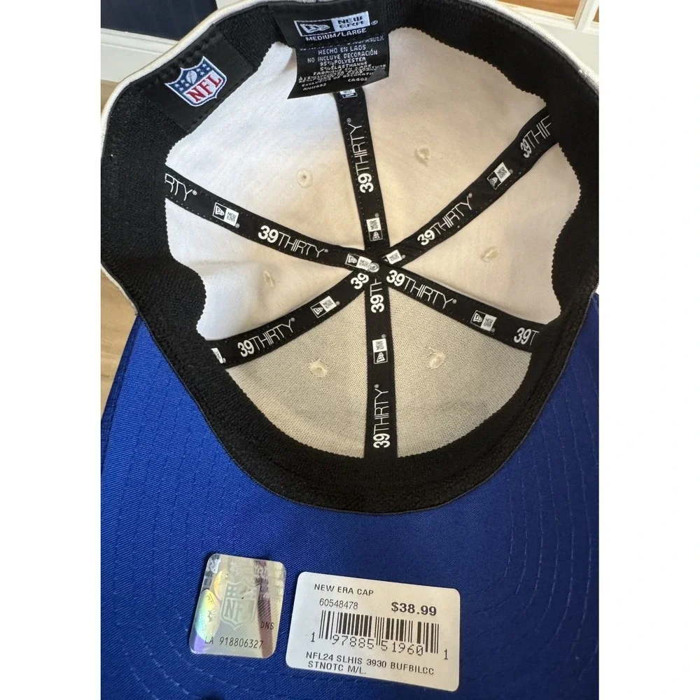 NEW Buffalo Bills NFL New Era 39Thirty Medium/ Large Hat Football‎ Cap